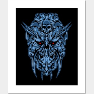 SKULL CYBER Posters and Art